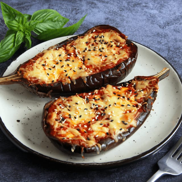 Stuffed Eggplant.