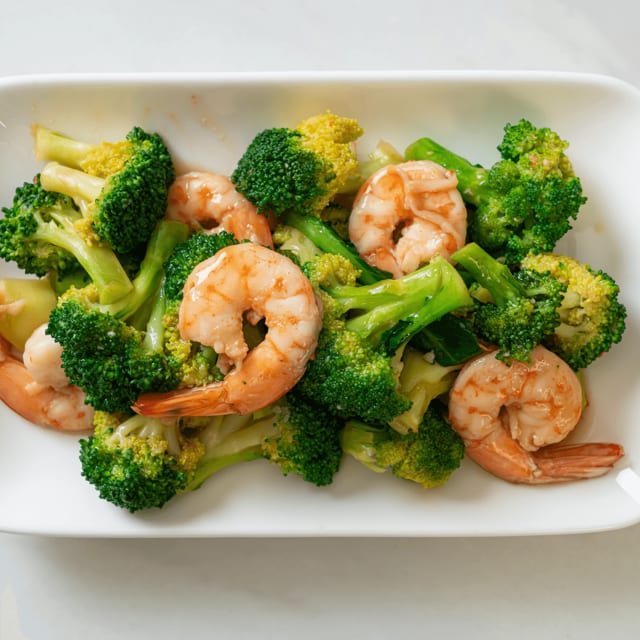 Shrimp & Broccoli.