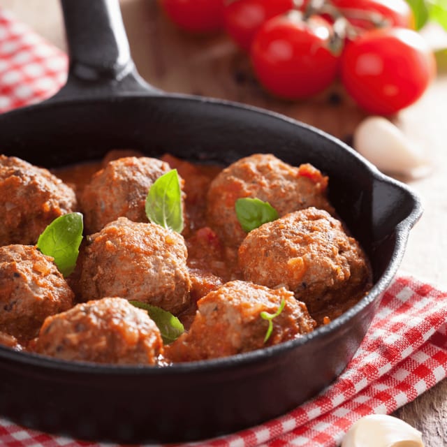 Meatballs & Peppers.