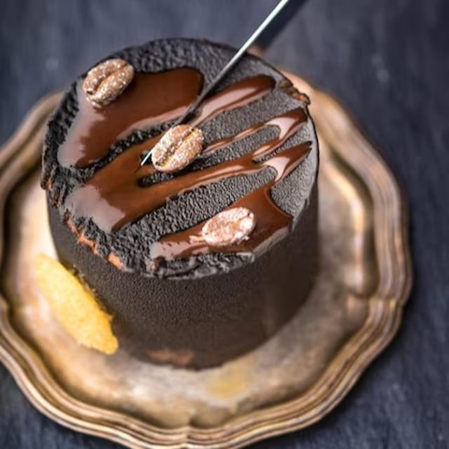 Chocolate Mousse Cake.