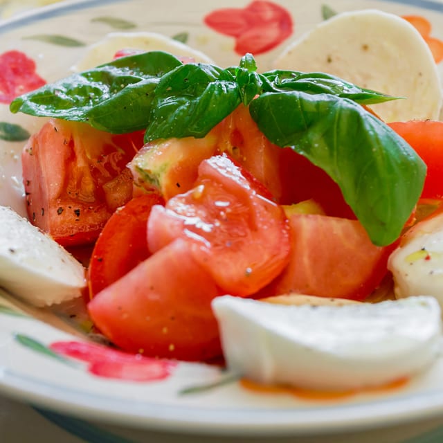 Fresh Mozzarella & Tomato Salad.