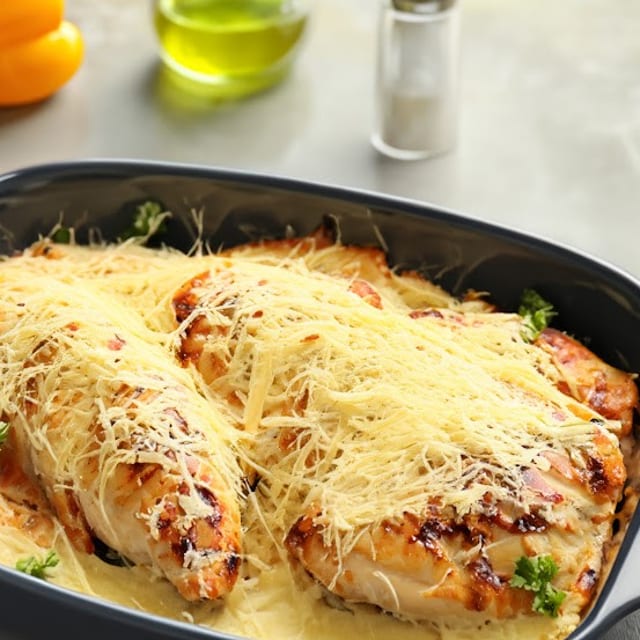 Chicken Parmigiana.