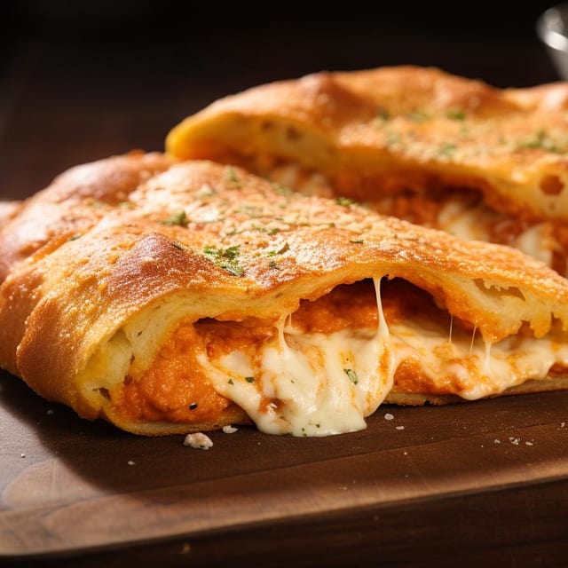 Calzone Filled with Mozzarella & Ricotta (Personal).