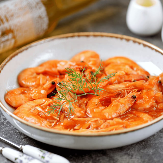 Shrimp Marinara Sauce.