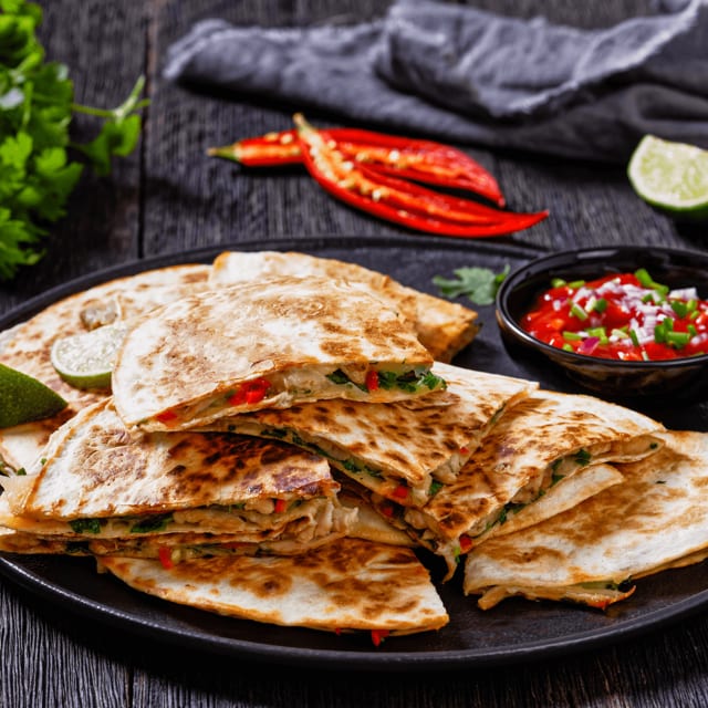 Chicken Quesadilla.